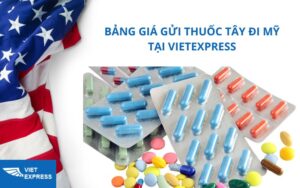Các loại thuốc tây được phép gửi đi Mỹ 