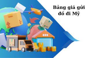 Bảng giá gửi đồ đi Mỹ của VietExpress