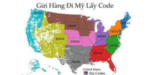 Gửi hàng đi Mỹ code giúp khách hàng gửi hàng đến đúng các tiểu bang và địa chỉ cụ thể tại Mỹ