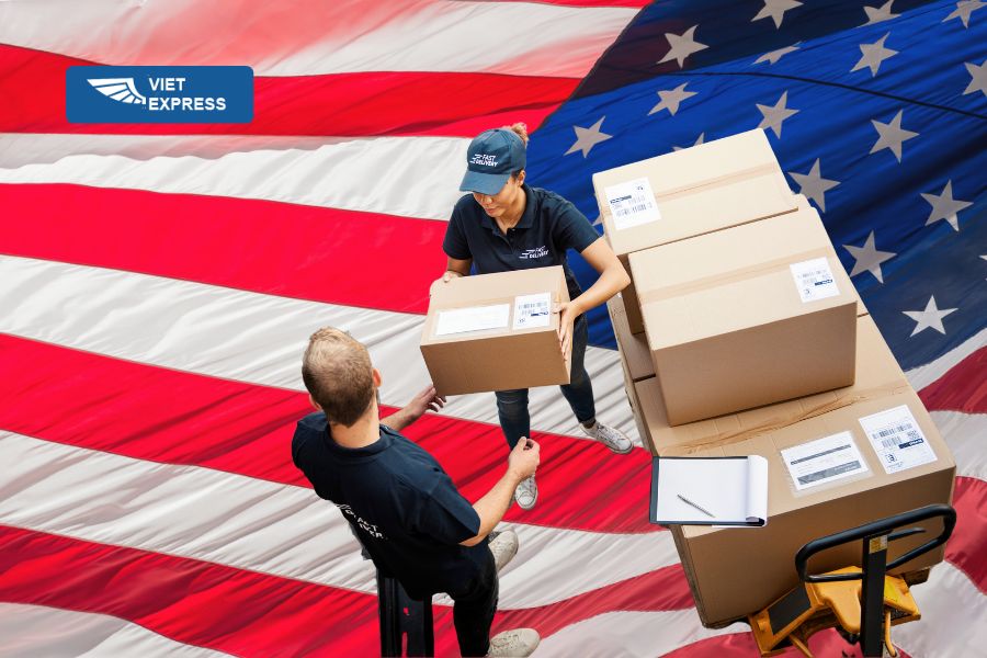 Tham khảo ngay bảng giá chuyển phát nhanh đi Mỹ tại VietExpress