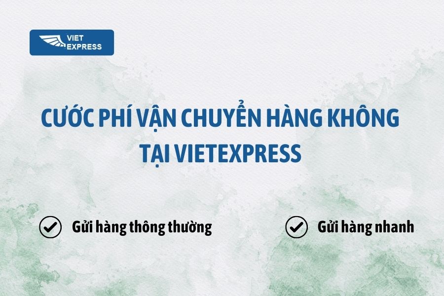 Tham khảo cước phí vận chuyển hàng không với mức giá cạnh tranh